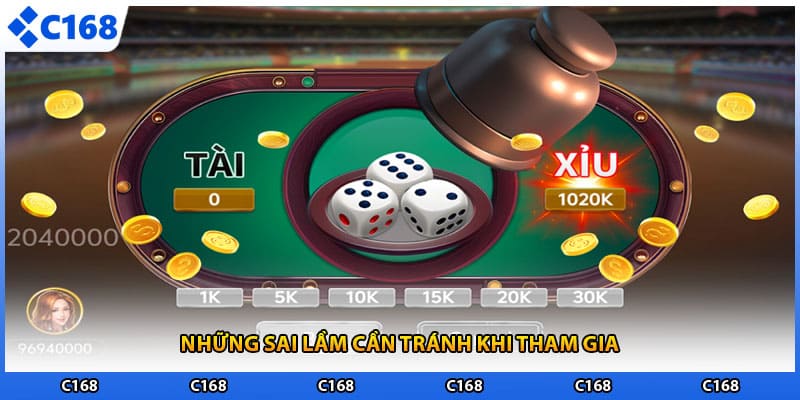 Những sai lầm cần tránh khi tham gia